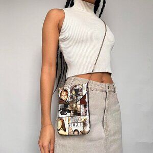 Famous photos crossbody phone case purse